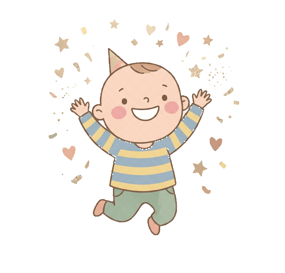 A child receiving a notification