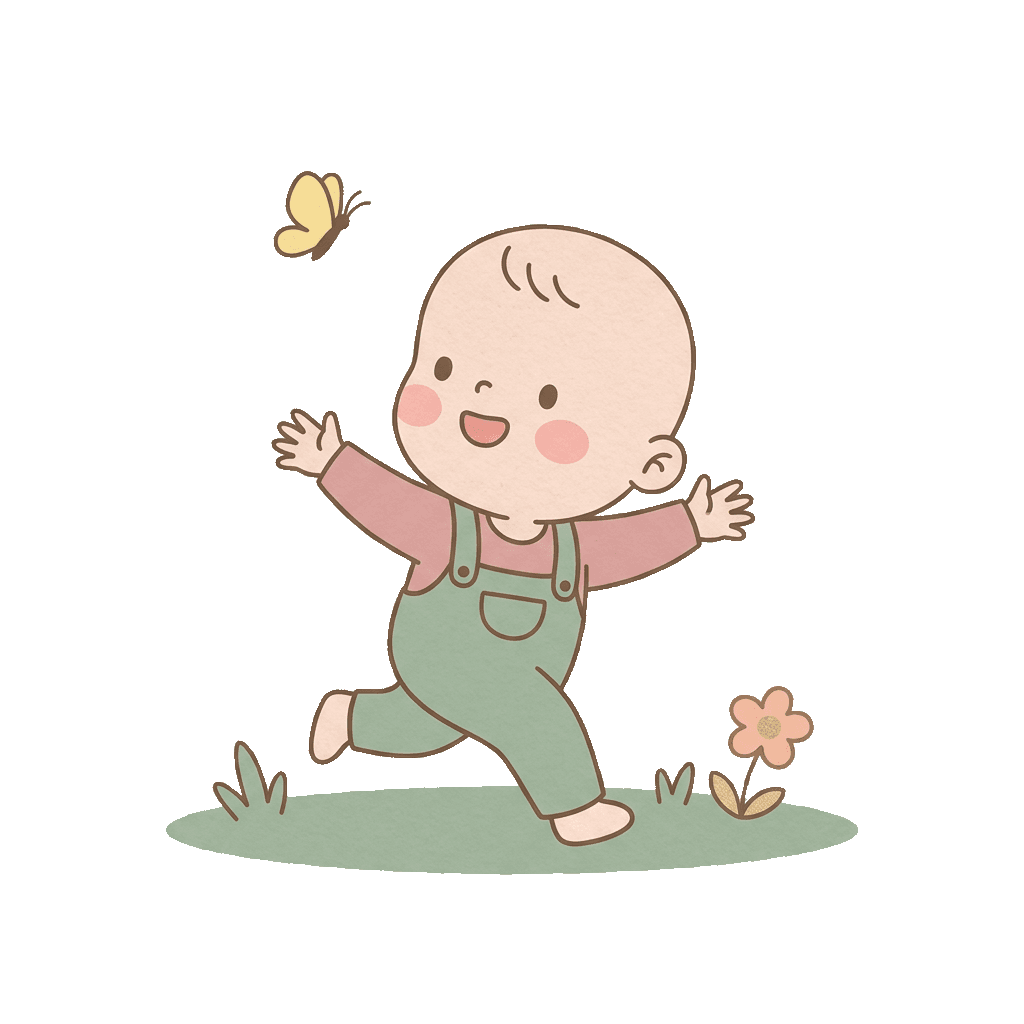 Child playing outdoors